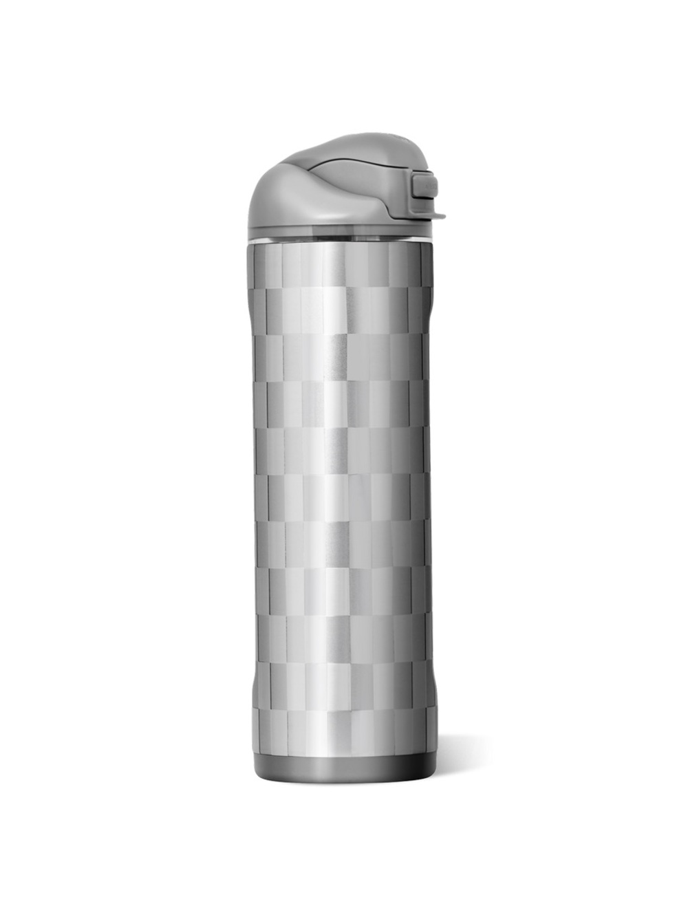 HydroJug Silver Checkered Insulated Bottle
